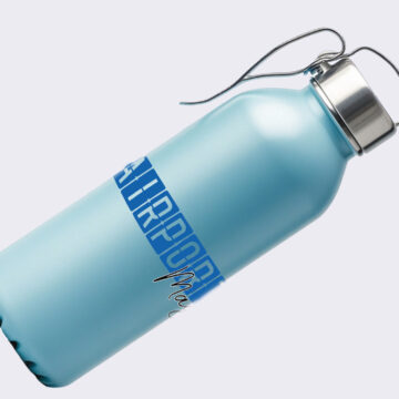 Une gourde vide dans le sac : fini la soif en avion !